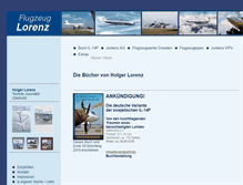 Tablet Screenshot of flugzeug-lorenz.de